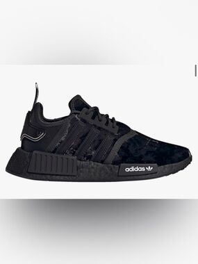 ADIDAS - Women's NMD_R1 Shoes (GW5682) Velvet NMD R1 in all Black
